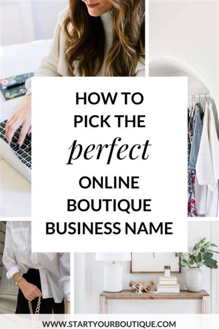 How do you pick a boutique name?