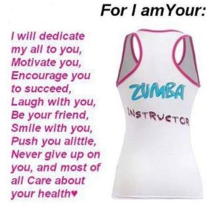 How do you praise a Zumba instructor?