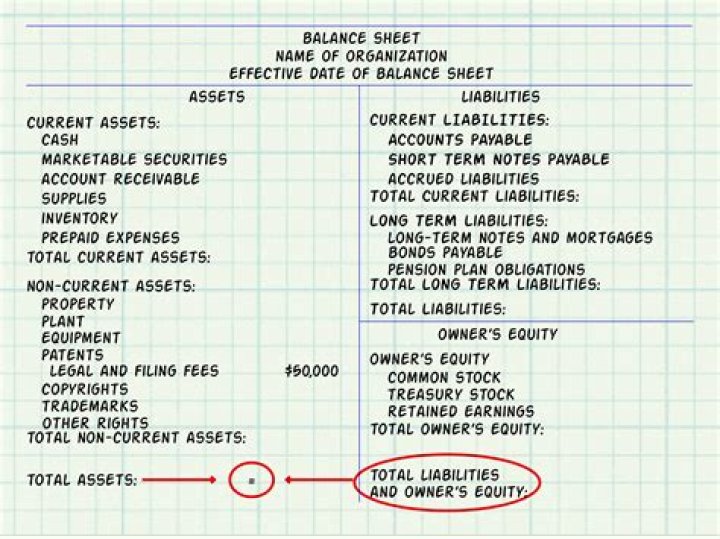 How do you prepare a balance sheet in good form?