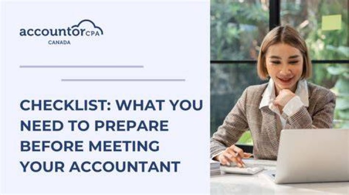 How do you prepare for a meeting with an accountant?