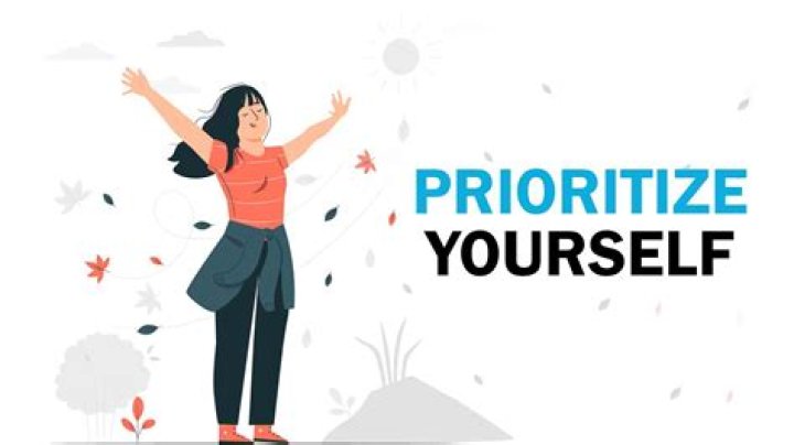 How do you prioritize yourself?