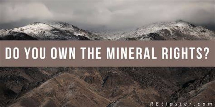 How do you prove mineral rights?