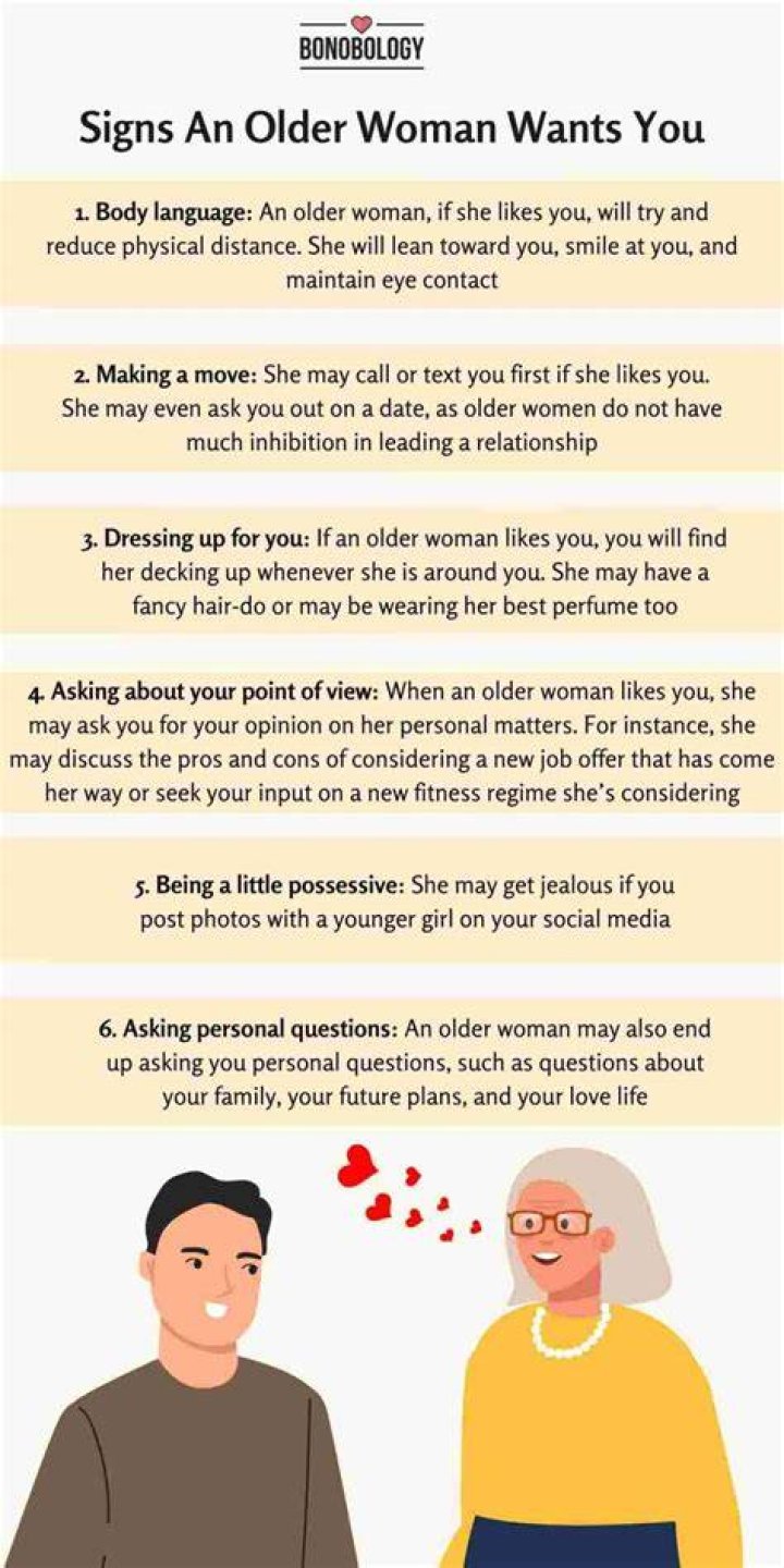 How do you pull an older woman?