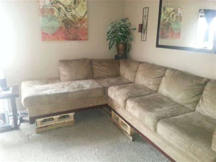 How do you raise a couch that is too low?