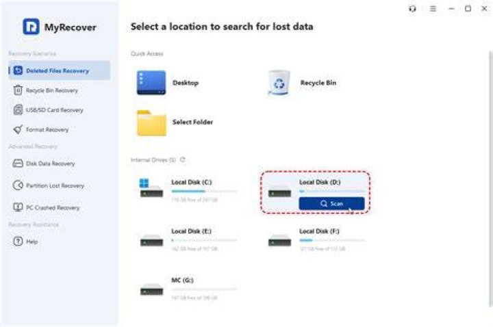 How do you recover a file that was lost?
