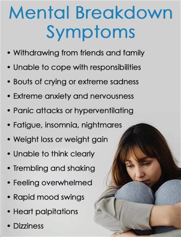 How do you recover from a mental breakdown?