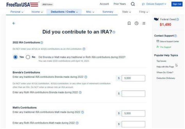 How do you reset tax on FreeTaxUSA?