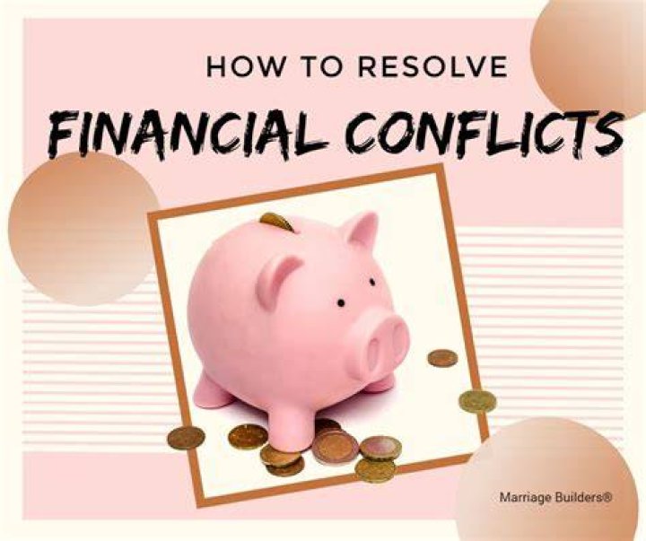 How do you resolve financial issues in a marriage?
