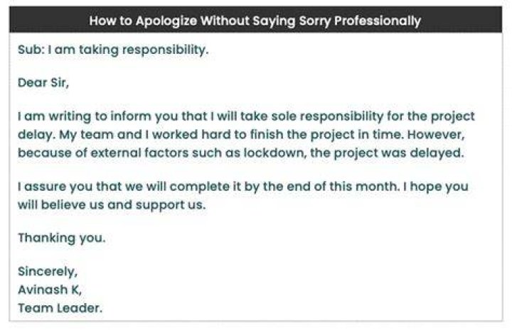 How do you respond to an overdue apology?