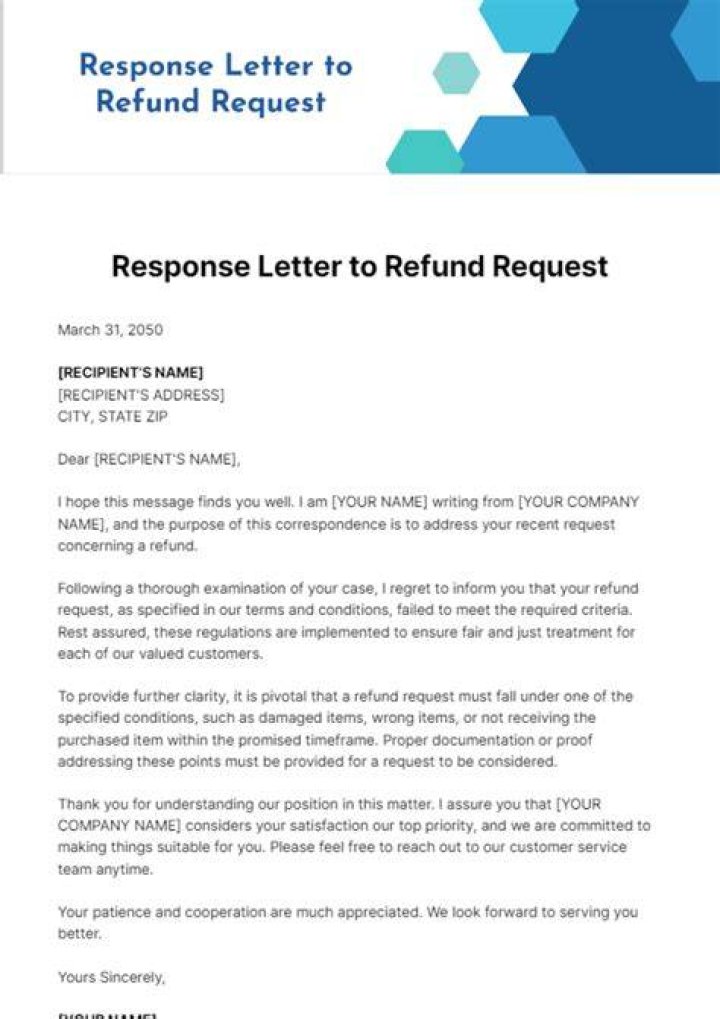 How do you respond to refund?