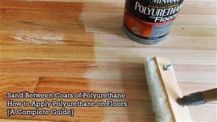 How do you sand the first coat of polyurethane?