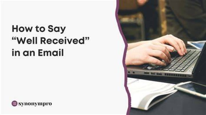 How do you say I received my mail?
