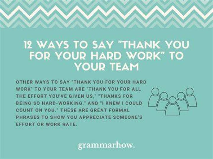 How do you say thank you for appreciation at work?