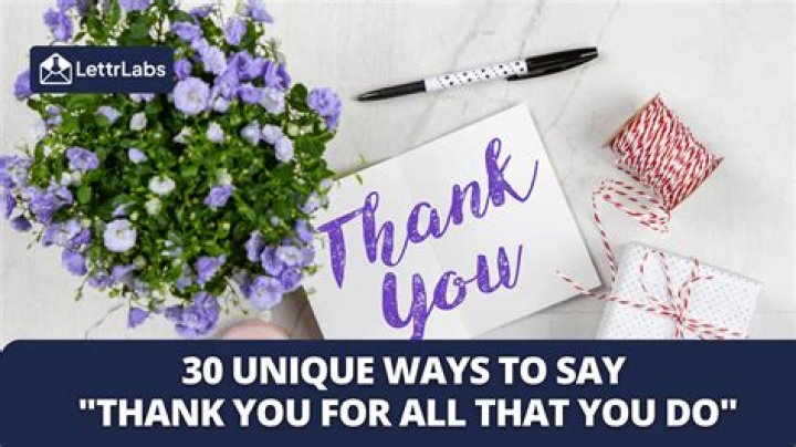 How do you say thank you late?