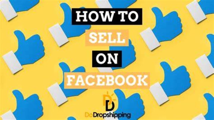 How do you sell equipment on Facebook?