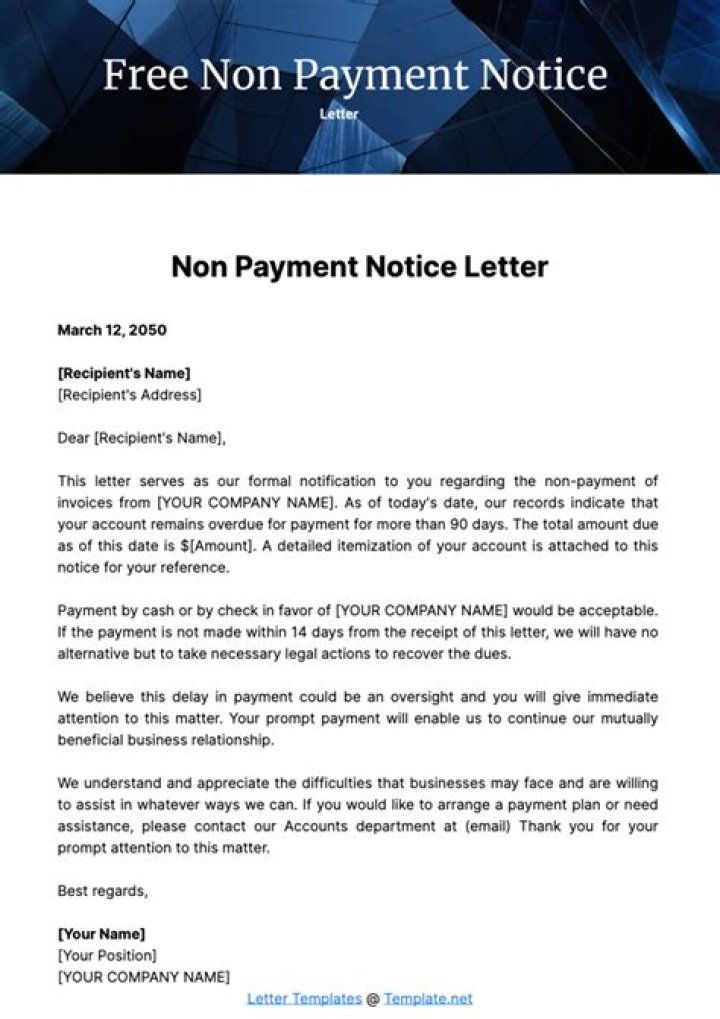 How do you send a non payment to collections?