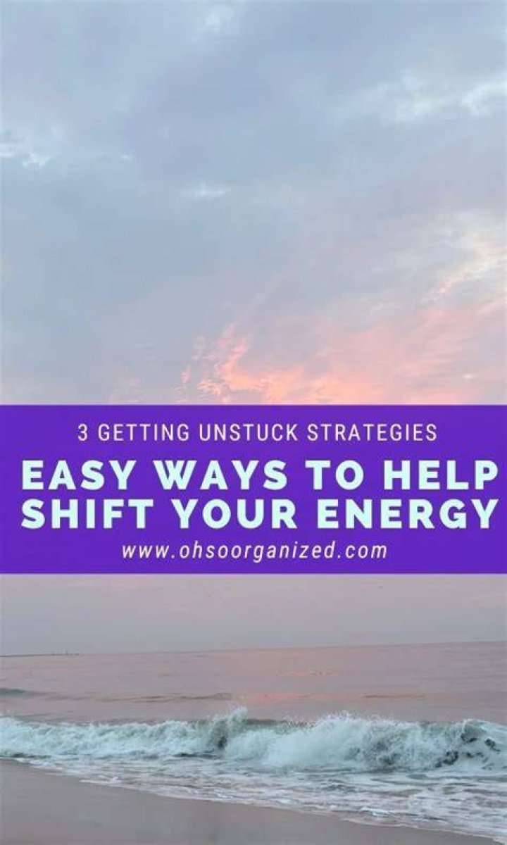 How do you shift your energy?