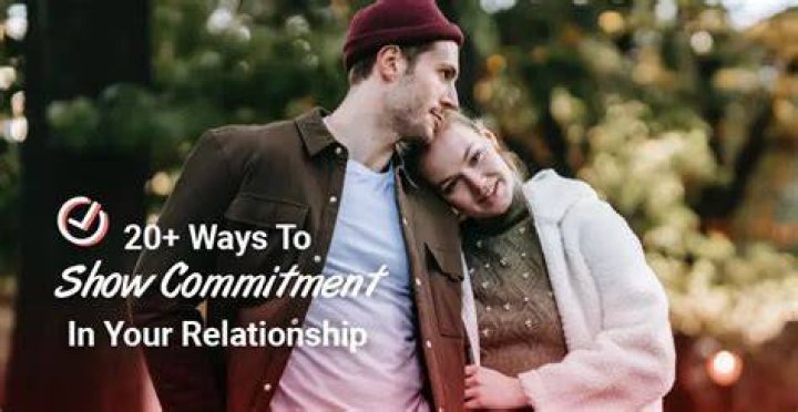 How do you show commitment in a relationship?