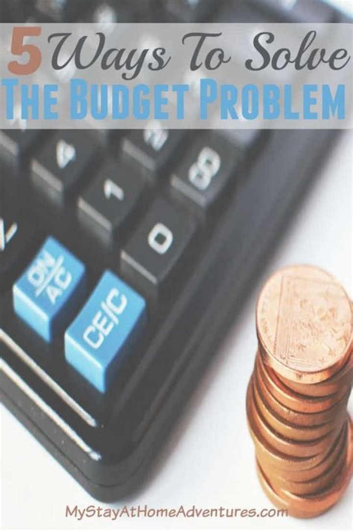 How do you solve a budget problem?