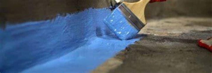 How do you tell if a bathroom has been waterproofed?