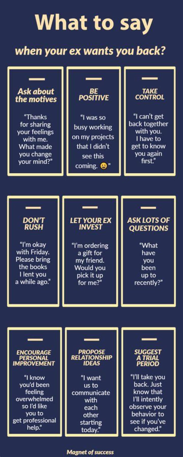 How do you tell if ex wants you back?