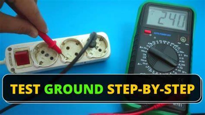 How do you test a ground fault with a multimeter?
