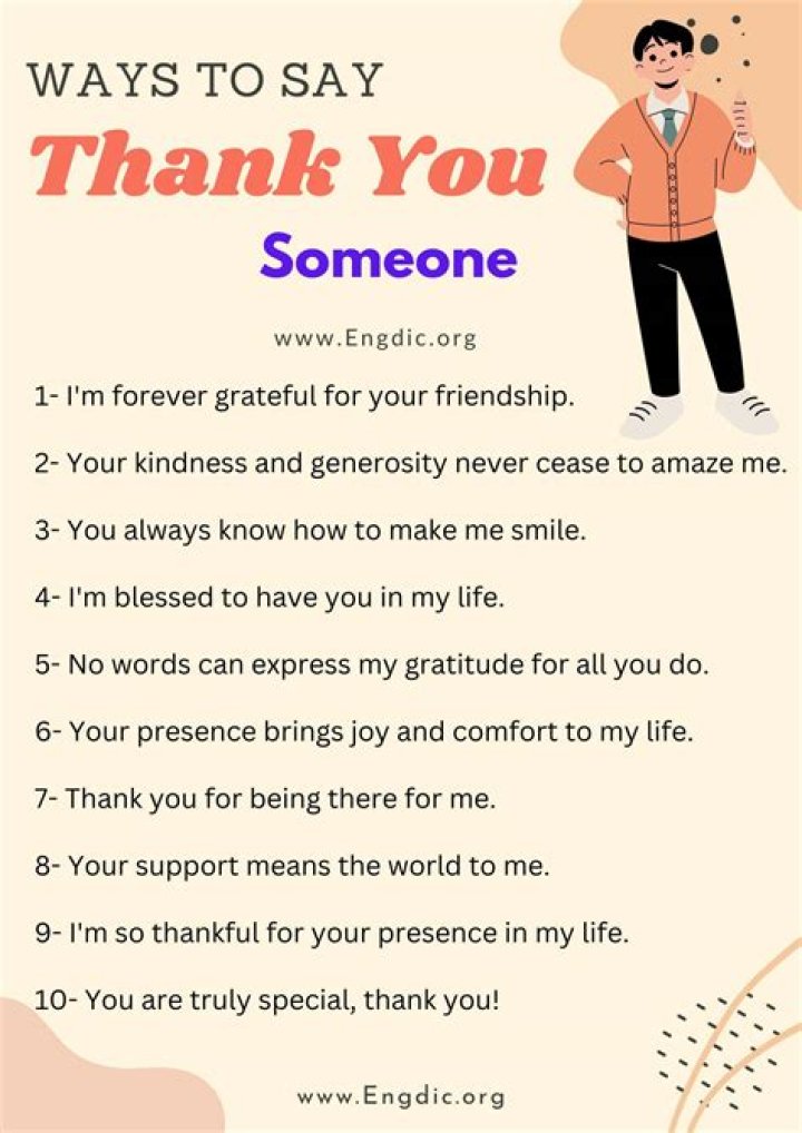 How do you thank someone for a thank you?