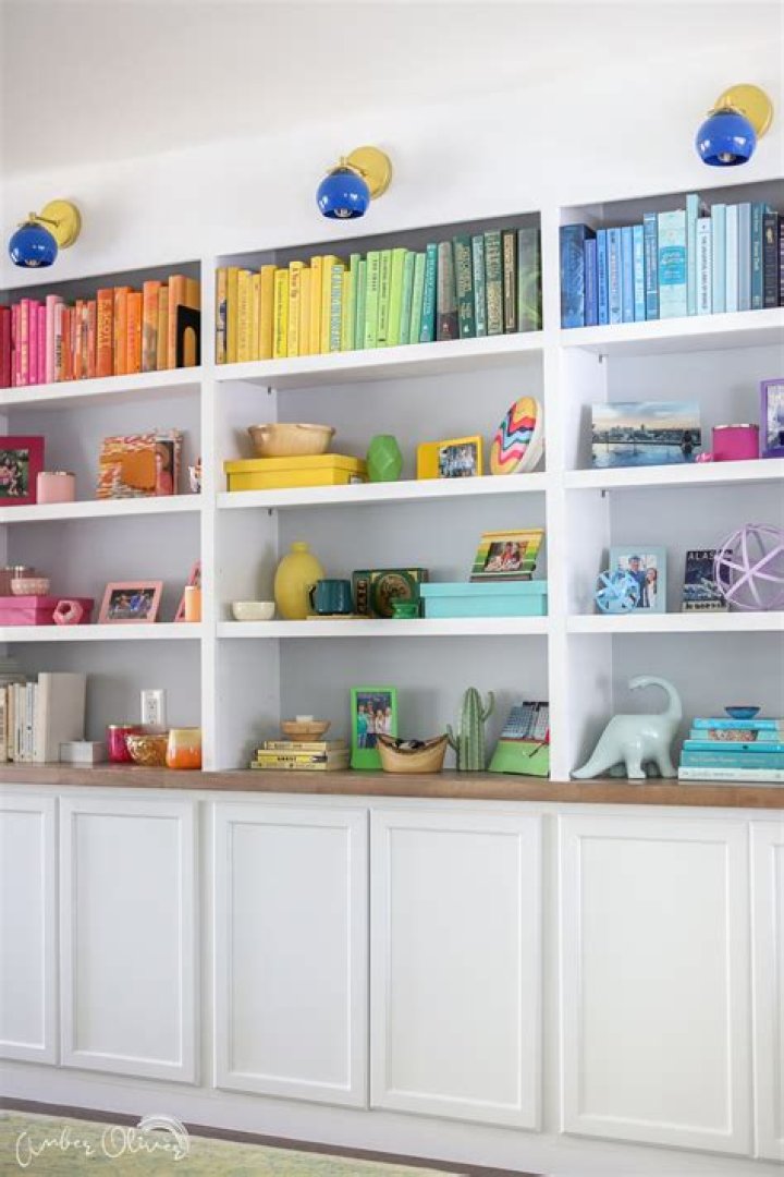 How do you turn a bookshelf into a cabinet?