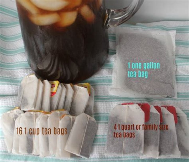 How do you use a gallon size tea bag?