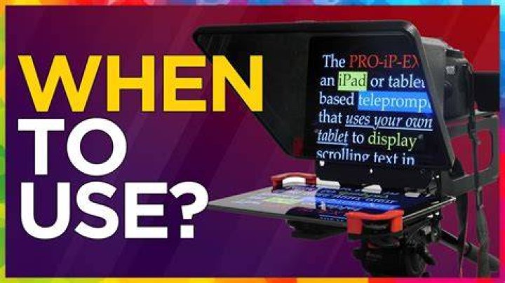How do you use a teleprompter without moving your eyes?