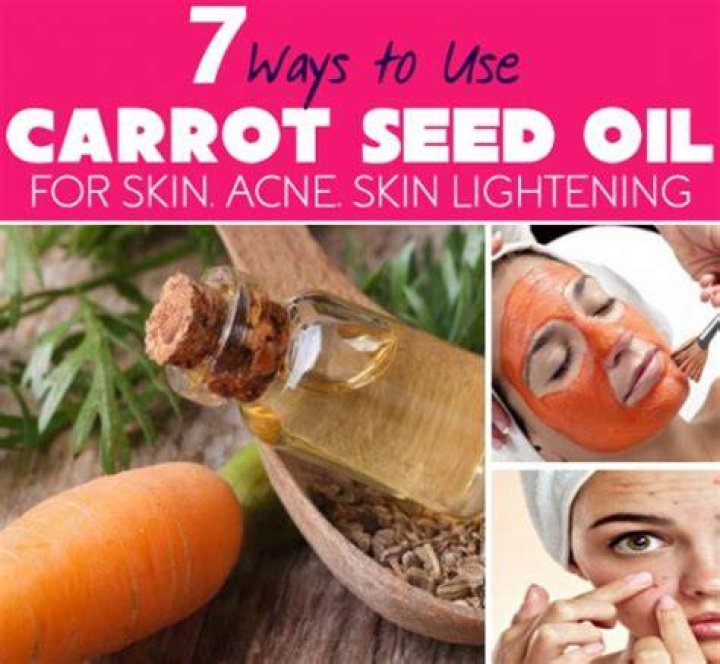 How do you use carrot seed oil to lighten skin?