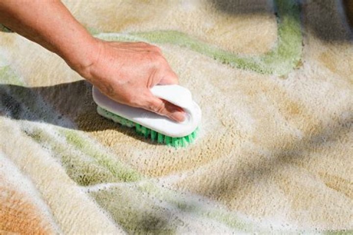 How do you wash carpet after shampooing?