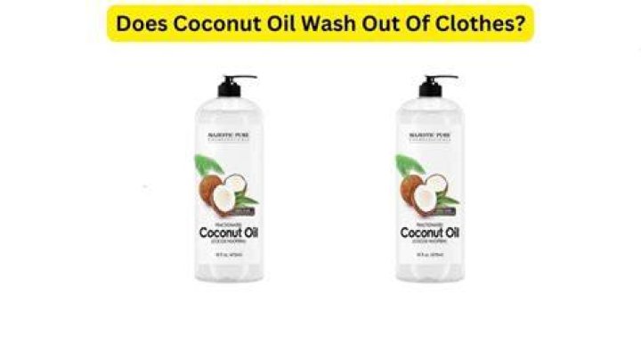 How do you wash out coconut oil?