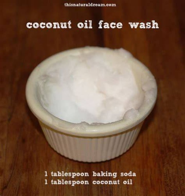 How do you wash your face with coconut oil?