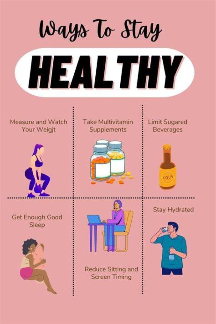 How do you wish someone to stay healthy?