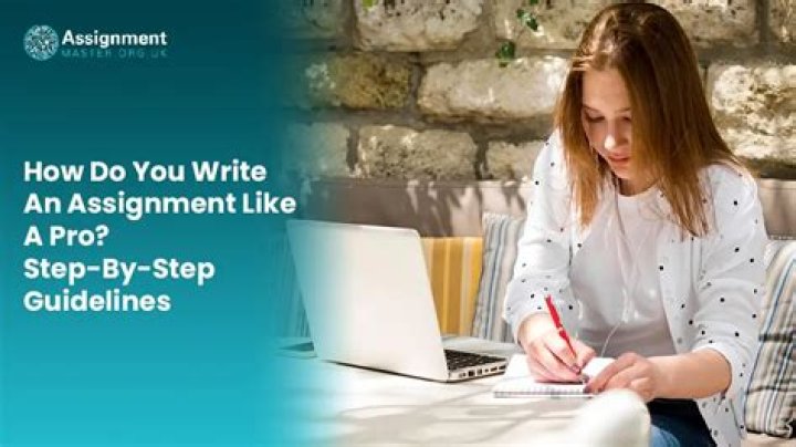 How do you write a math assignment?