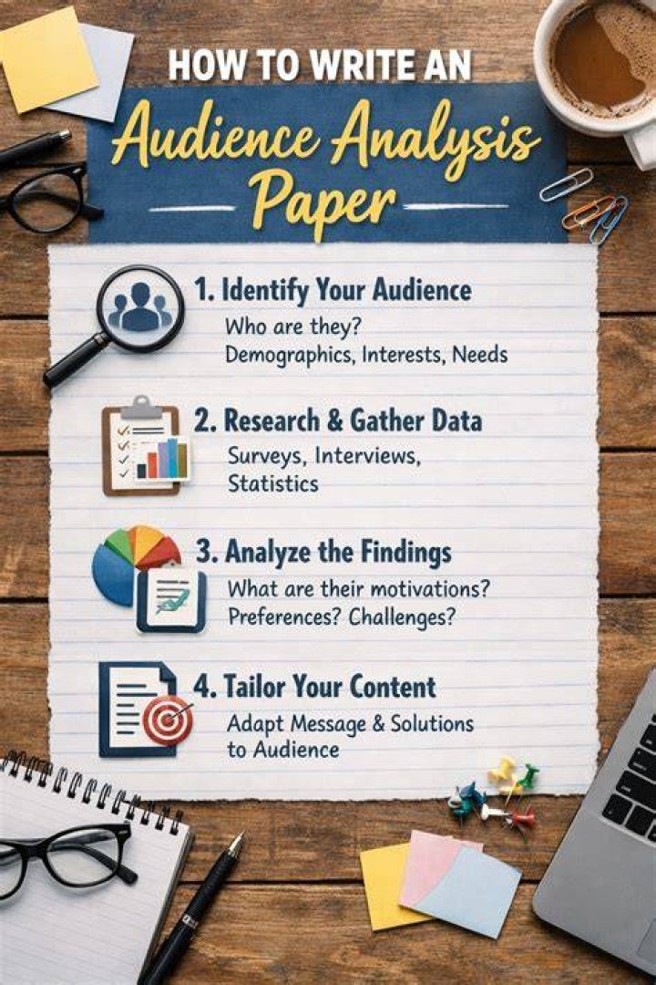 How do you write an audience analysis paper?
