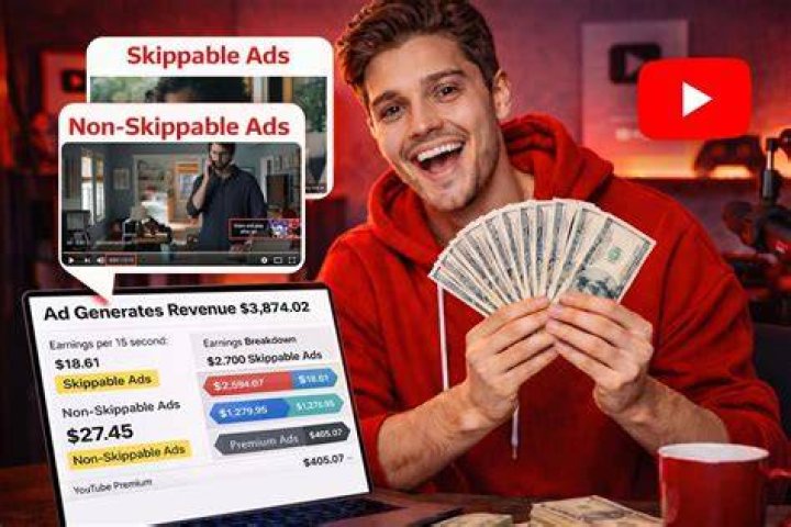 How do YouTube videos generate revenue?