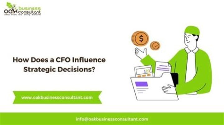 How does a CFO influence strategy?