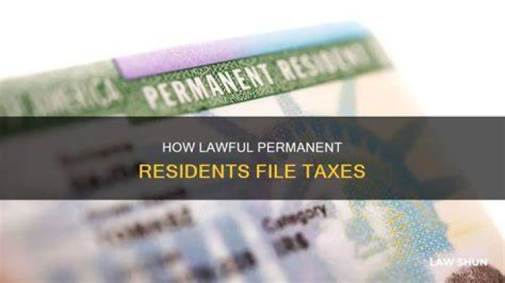 How does a dual resident file taxes?