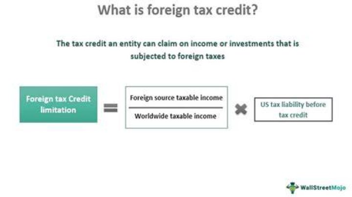 How does a foreign tax credit work?