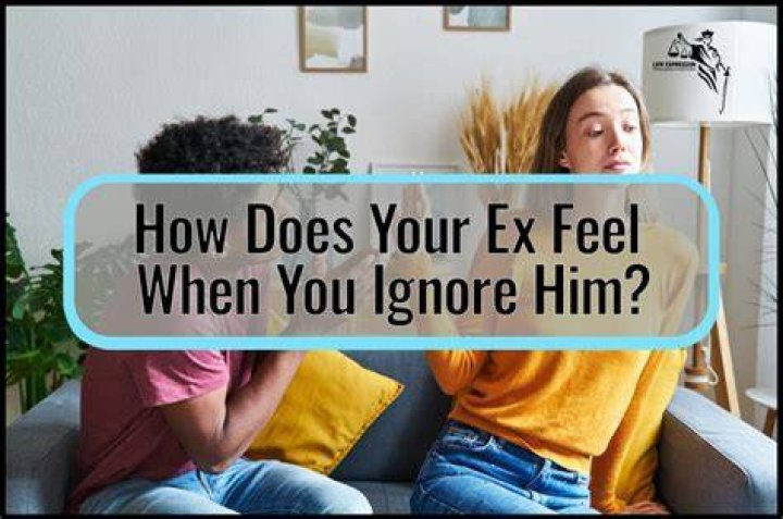 How does a person feel when you ignore them?