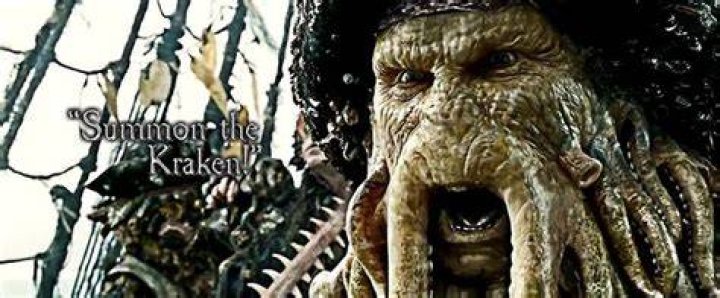 How does Davy Jones summon the Kraken?