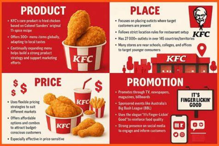 How does KFC satisfy their customers?