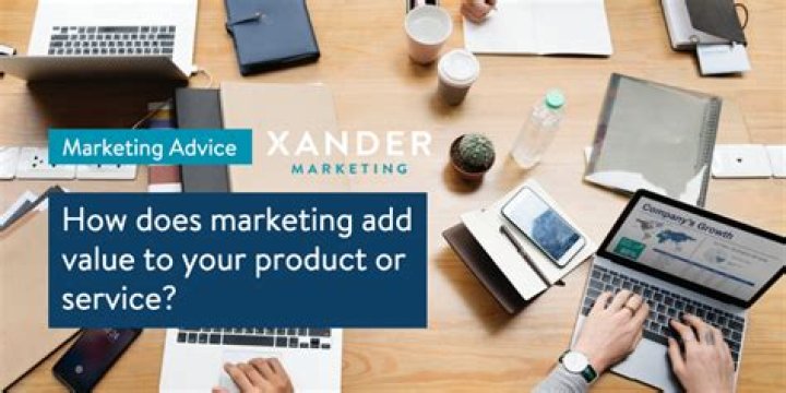 How does marketing add value to the goods?