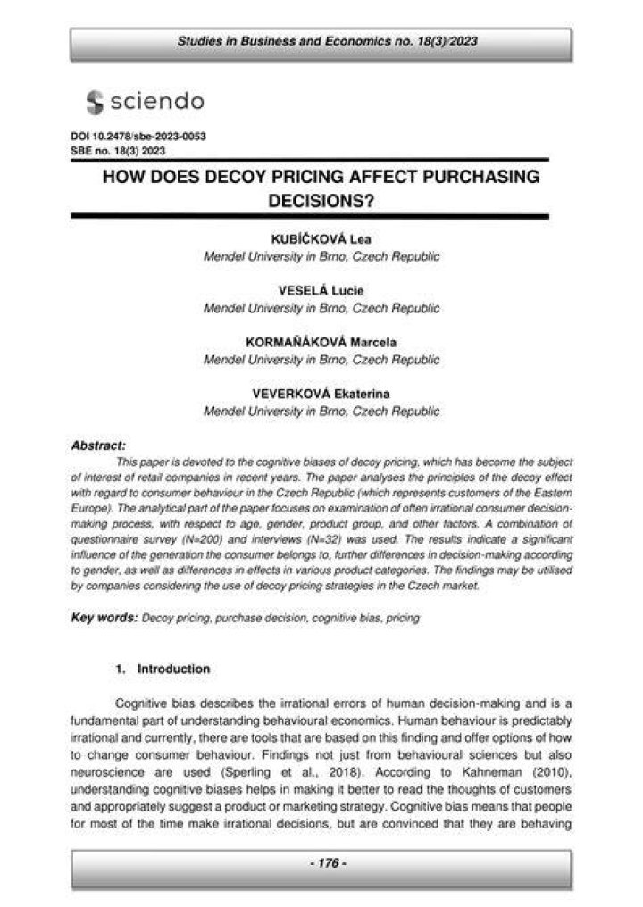 How does pricing affect consumer purchasing?