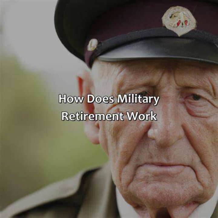 How does retirement from the military work?