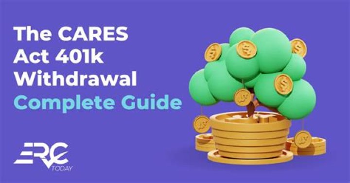 How does the CARES Act withdrawal work?