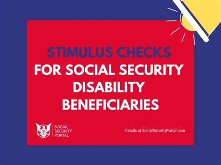 How does the stimulus check affect disability benefits?