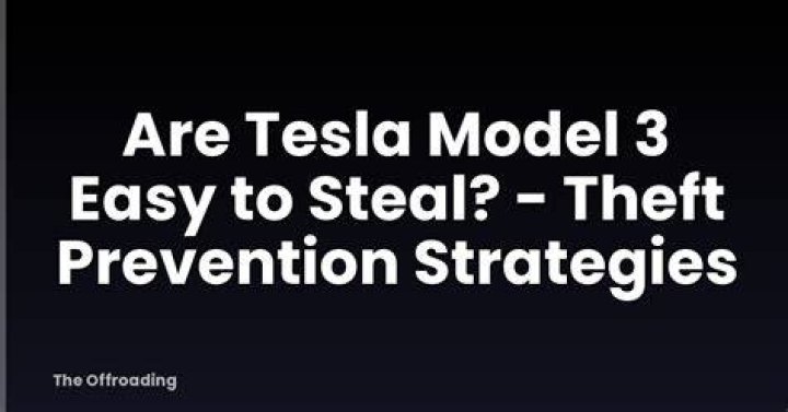 How easy is it to steal a Tesla?